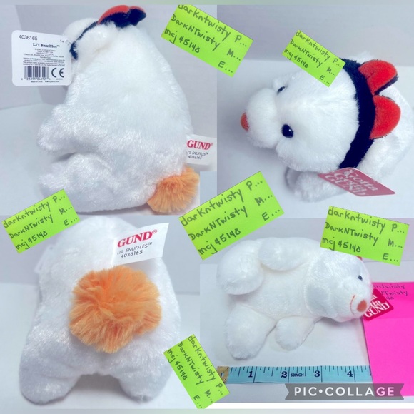 BNWT Gund Lil’ Snuffles cat 4036165 Great Basket Stuffer - Picture 3 of 10